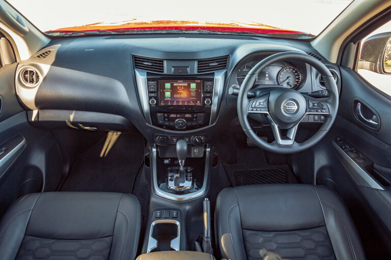 4 X 4 Australia Comparisons 2021 May 21 Nissan Navara ST X Interior